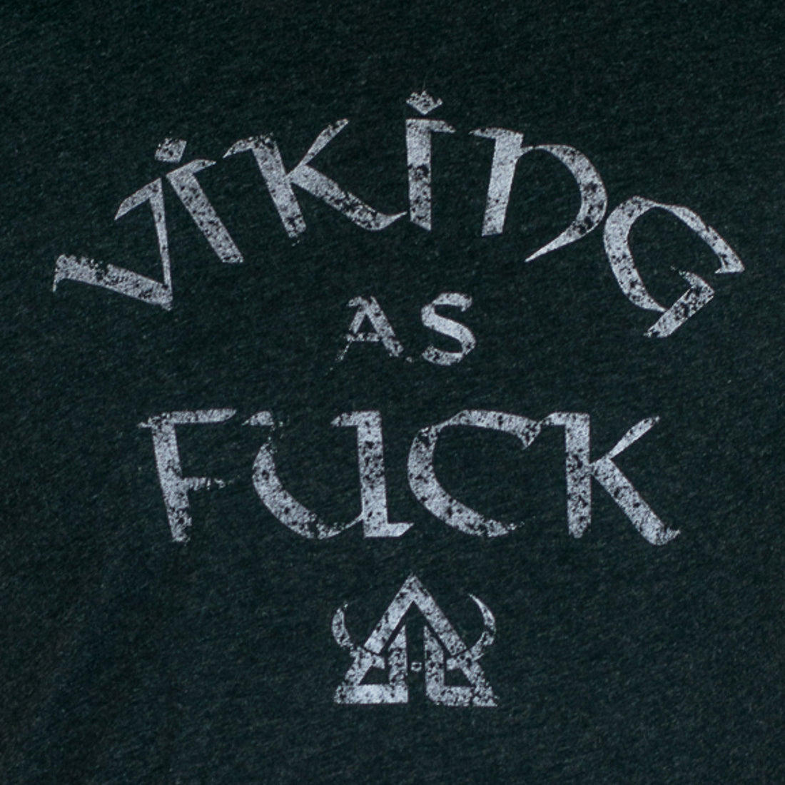 Viking AF - T-Shirt tri blend featuring the text "Viking As Fuck"