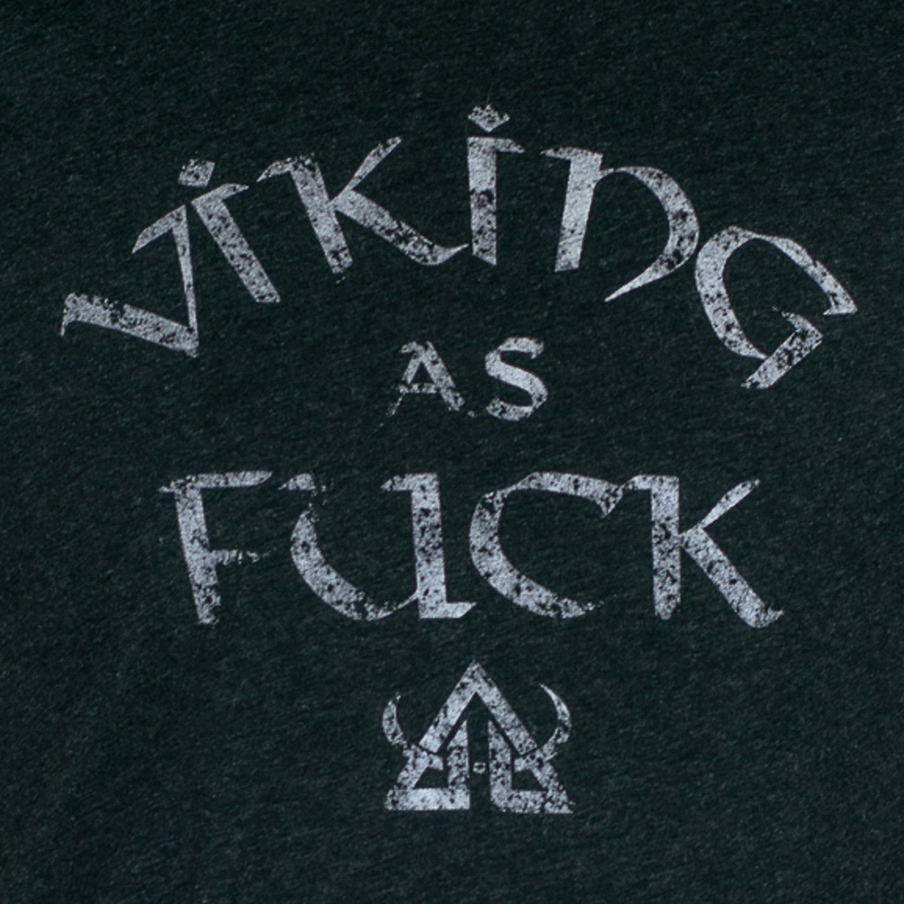 Viking AF - T-Shirt tri blend featuring the text "Viking As Fuck"