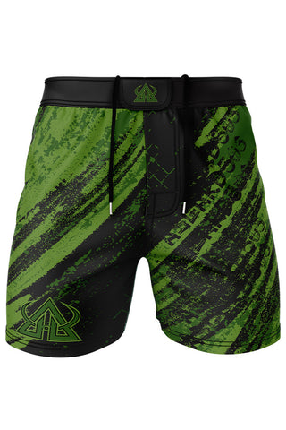 Shorts - Green Collide - V1