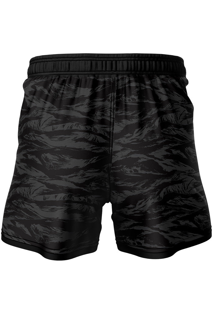 Shorts - Shadow Tiger Camo - Elastic Waist