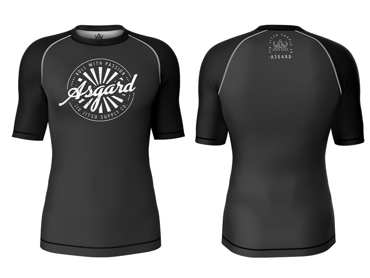 Roll with Passion Rash Guard - Short Sleeve | No-Gi Performance