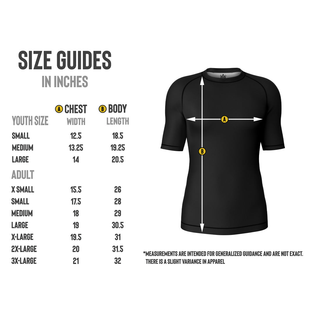 AGD Supply Co. Rash Guard - Short Sleeve | Premium No-Gi Gear