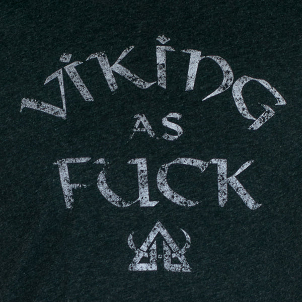 Viking AF - T-Shirt tri blend featuring the text "Viking As Fuck"
