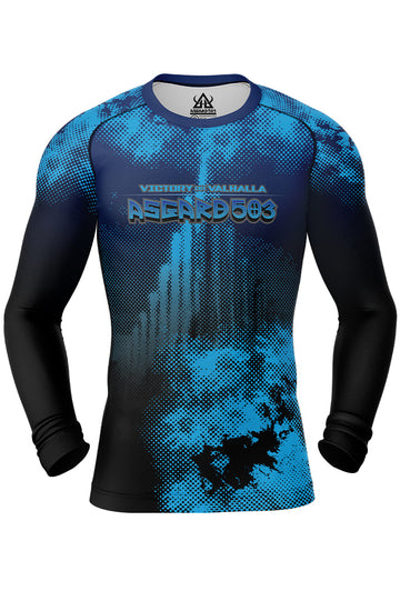 Ragnarok - Long Sleeve - Rash Guard - Blue