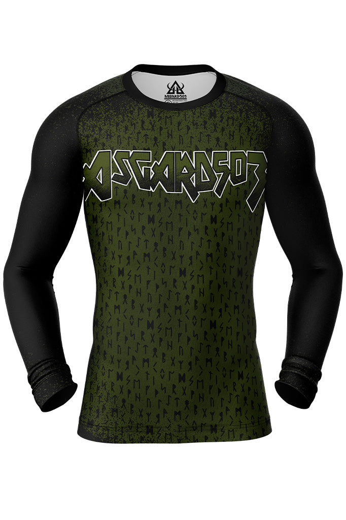 Odin Rash Guard - Long Sleeve | Durable No-Gi Gear – Asgard Supply Co.