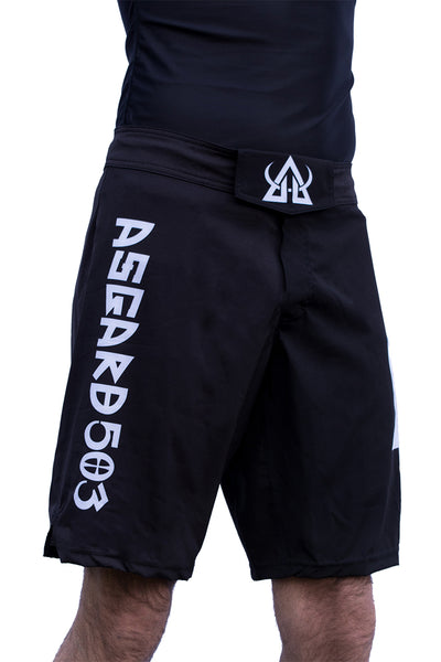 mma shorts black asgard503 UFC