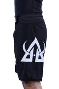 mma shorts black asgard503 training 
